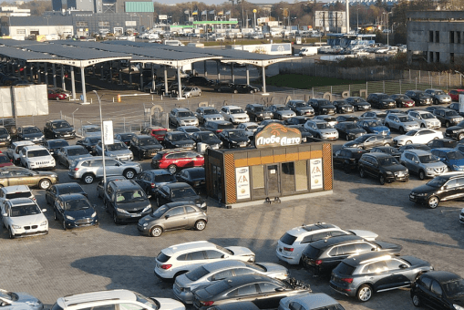 Parking view from above